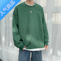 喻娄炸街卫衣男设计感小众上衣内搭打底衫日系叠穿假两件长袖t恤T恤