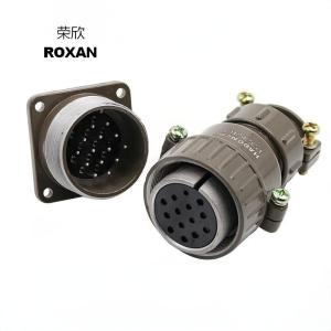 ROXAN 荣欣航空插头加配线P40-14芯、16电缆、配焊(单位:套)
