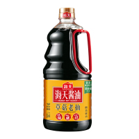 海天酱油 草菇老抽1.28L 一级老抽非转基因黄豆酱油 红烧上色老抽酱油