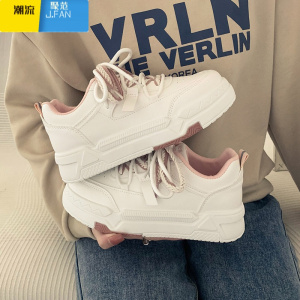 聚范港风厚底国潮板鞋女夏2024新款小众百搭休闲鞋运动小白鞋