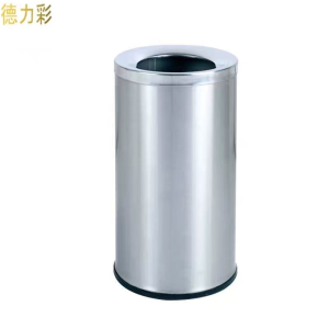德力彩 不锈钢垃圾桶 直投38cm*73cm 个