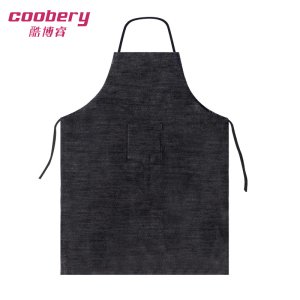 酷博睿(coobery) 牛仔围裙工作围裙男女成人工厂工业加厚耐磨围腰劳保电焊防污围裙 (牛仔围裙长款)
