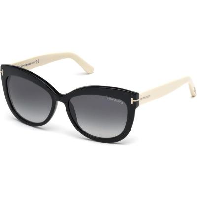 汤姆福特(Tom Ford)女士多功能几何造型全框太阳镜56mm宽镜片时尚