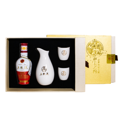 五粮液 1618 52度50ml 和美之约带杯礼盒 浓香型白酒
