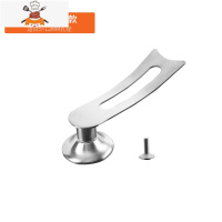 通用锅盖帽大小不锈钢防烫可立顶珠配件提手玻璃锅盖把手头帽 敬平 不锈钢燕尾款锅具配件