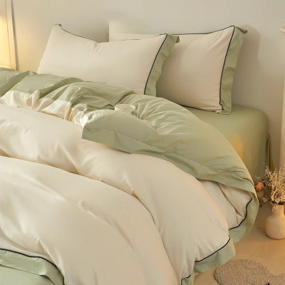 纯棉床上四件套全棉2026新款被套床单被罩床笠三件套床品