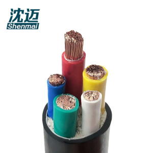 沈迈 铜芯软电线 ZC-VVR-0.6/1kV-3*50+2*25平方 1米