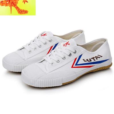 经典复古少林球鞋体育跑步运动休闲鞋男训练帆布鞋田径武术练功鞋