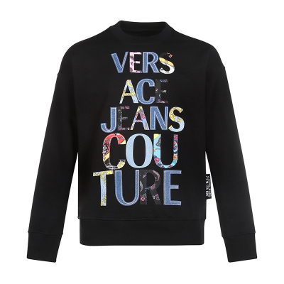 VERSACEJEANSCOUTURE范思哲男士棉质圆领长袖卫衣运动衫B7GZA7VF30333