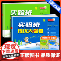 2025春实验班提优大考卷二年级下册上册语文数学人教版北师大苏教单元期中期末达标试卷测试卷全套2上同步训练卷子培优100