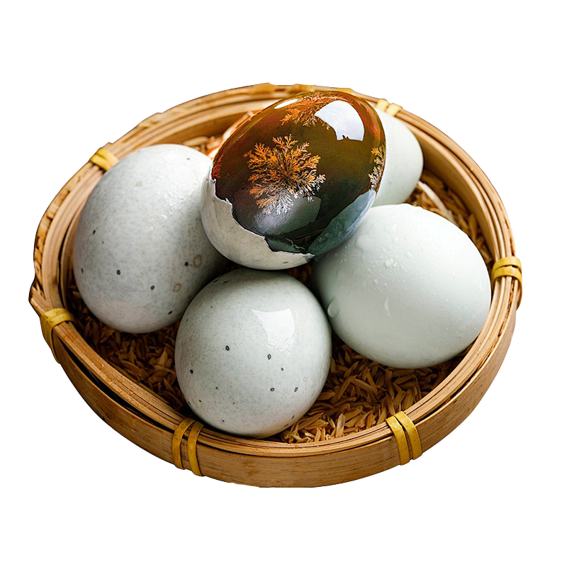 [神丹] 松花皮蛋 4枚共208g 左右 实惠装 无铅工艺
