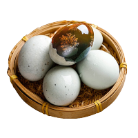 [神丹] 松花皮蛋 4枚共208g 左右 实惠装 无铅工艺