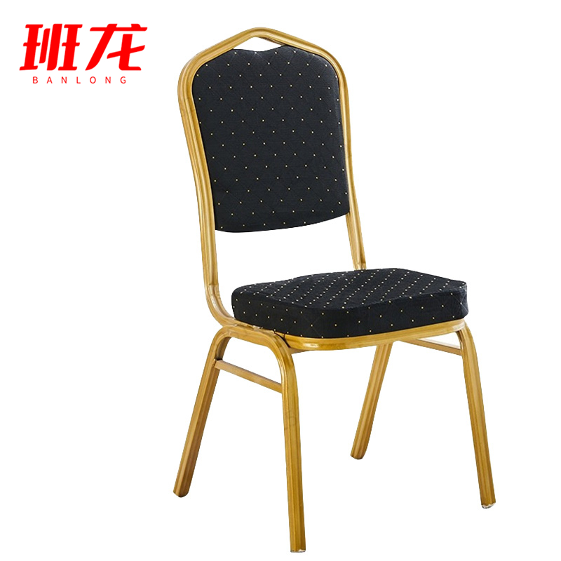 班龙宴会椅加厚黑色把