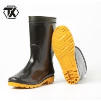 铁迅中高筒雨鞋防滑雨靴M93 双