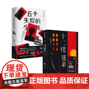 十二楼谜案+五个失踪的少年 宁航一著 悬疑小说名家宁航一重磅长篇新作 向读者的头脑与同理心同时发起挑战