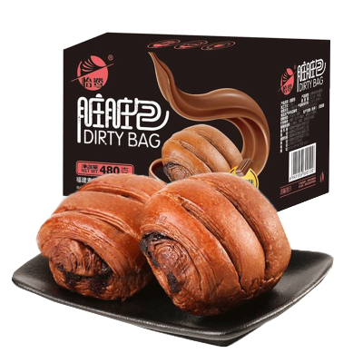 脏脏包零食点心480g/箱零食点心好吃休闲