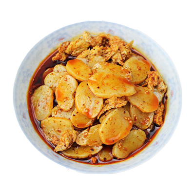 陕西特产擀面皮呱呱280gX5袋宝鸡岐山凉皮呱呱麻辣