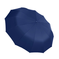 三极户外(Tri-Polar) TP7033全自动三折12骨双层黑胶雨伞