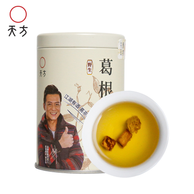 安徽天方茶叶60g葛根茶 罐装 野生葛根片泡茶