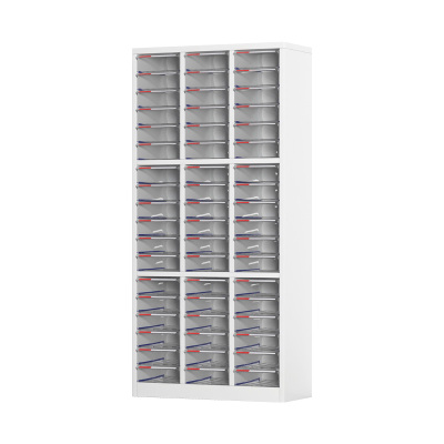 臻远 ZY5080127 A4文件收纳柜 三列54抽无门 802*340*1690mm 单位:台