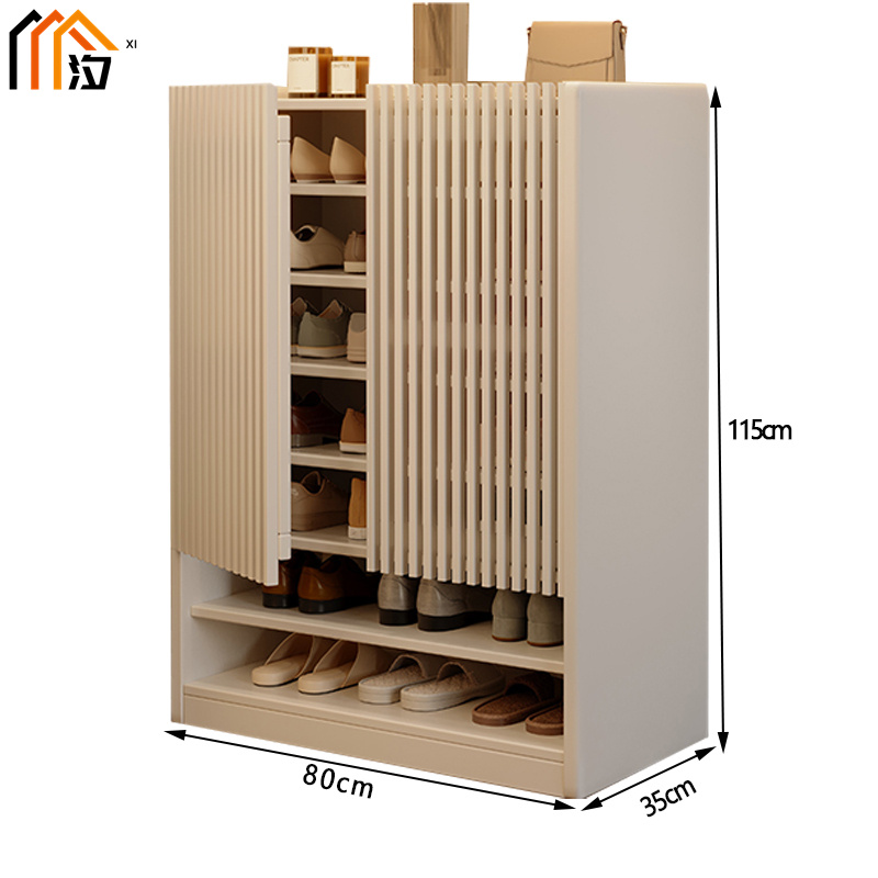 汐 木质鞋柜 白色 个