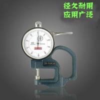 G型测厚规厚度表表0-10mmmm测厚仪厚度规布薄膜纸张 G型指针0.01mm