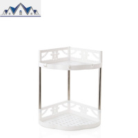 多层不锈钢置物架落地储物架收纳架厨房调味料整理架调料架 三维工匠