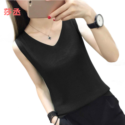 80--200斤针织背心春夏季大码吊带小背心打底衫女莎丞