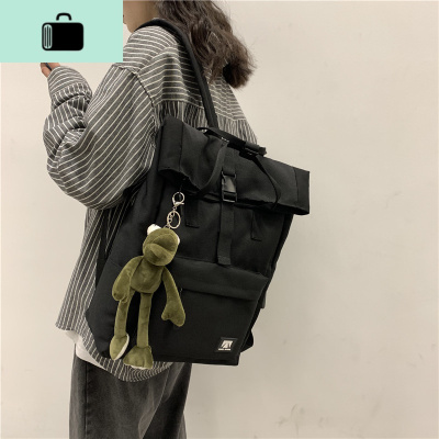 日系原宿潮牌书包韩版ins港风背包男女工装高中大容量学生双肩包NEW LAKE