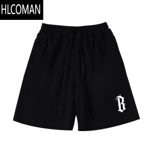 HLCOMAN短裤男夏季休闲裤五分裤直筒宽松卫裤情侣运动裤