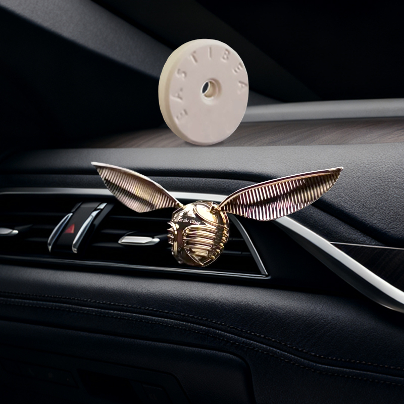 观瑰香氛 适用野兽派哈利波特金色飞贼小王子千叶玫瑰车载香氛替换芯香熏片