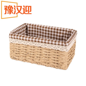 豫汉迎藤编收纳篮