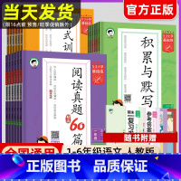 阅读真题60篇[下册] 小学一年级 [正版]2025新版53小学基础练一年级二年级四五六年级上下册语文积累与默写三年级句