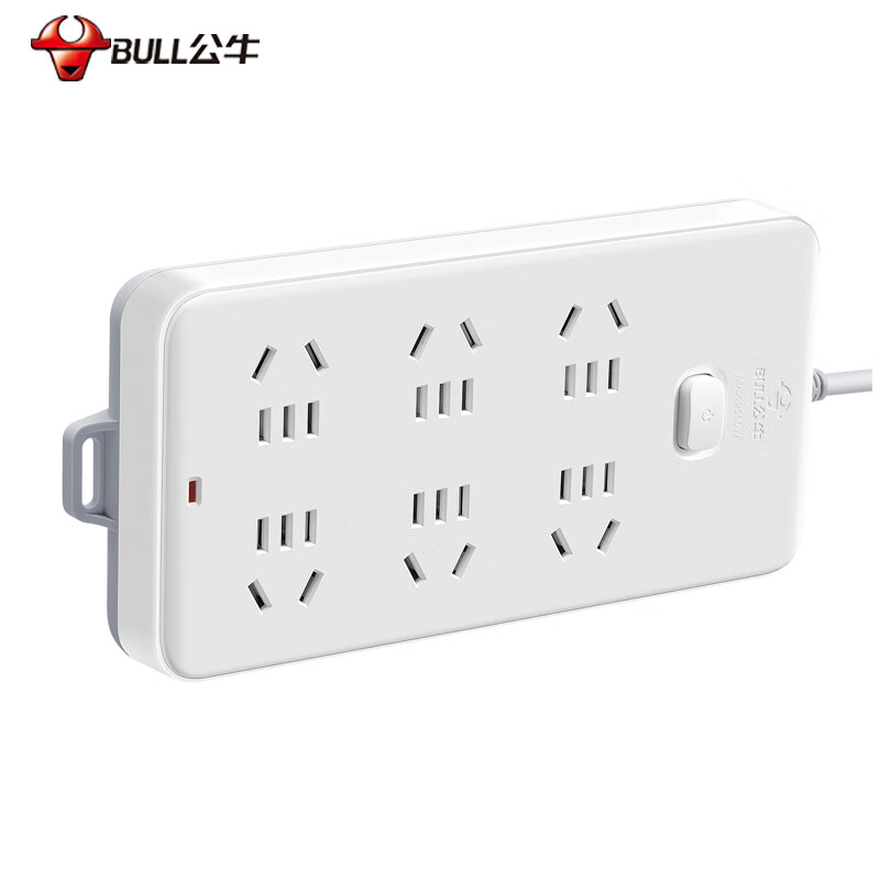 公牛 GN-109(新) 插座拖线板单控六联 1.8