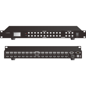 输入16路HDMI信号,输出16路HDMI信号