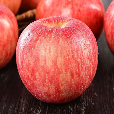 鲜贝达 洛川红富士苹果5斤大果[单果80-85mm]