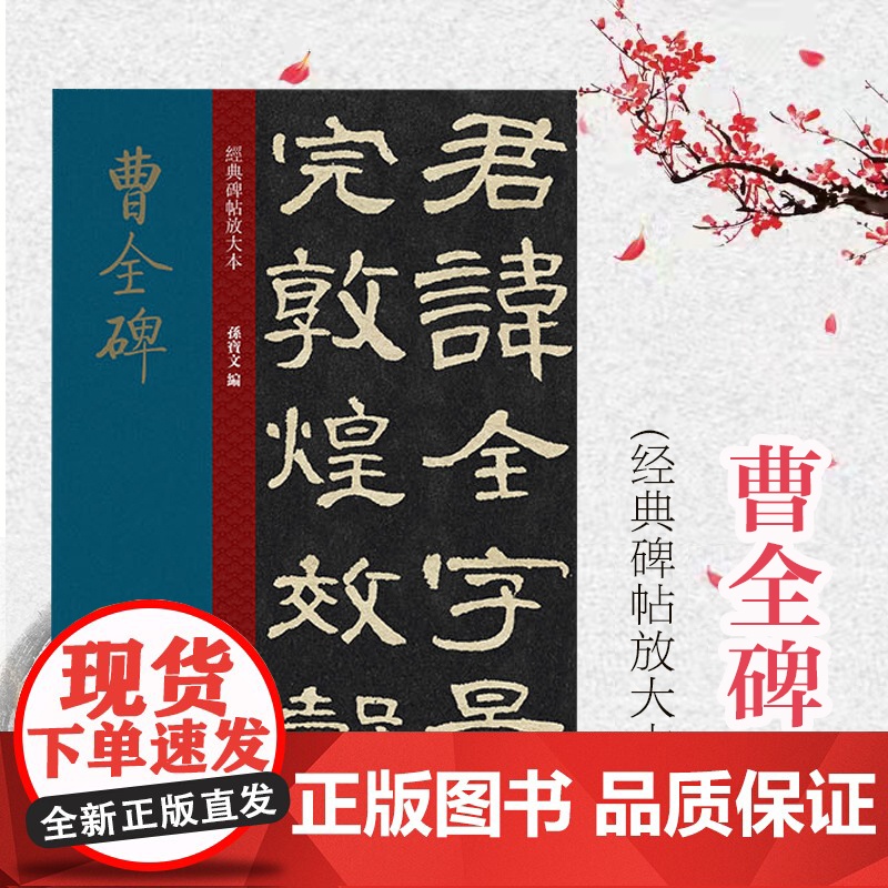 曹全碑 大8开经典碑帖放大本 高清印刷原碑帖 全文彩色放大版繁体旁注 隶书毛笔书法字帖 书法教材 孙宝文 上海人民美术出