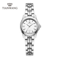 天王手表女士简约精致石英表气质小表盘腕表商务休闲钢带女表3570