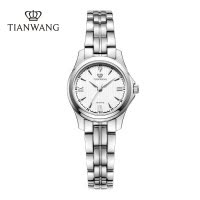 天王手表女士简约精致石英表气质小表盘腕表商务休闲钢带女表3570