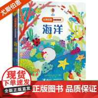 尤斯伯恩偷偷看里面系列揭秘海洋儿童立体书3-6-8岁翻翻书 咬撕不烂科普书籍启蒙早教益智认知百科全书幼儿图画书3d绘本奇