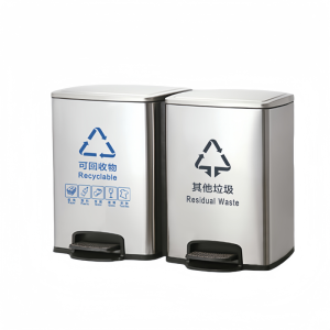 凡礼格脚踏垃圾桶