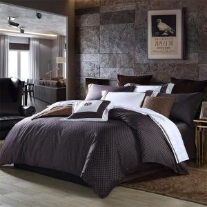 家柏饰(CORATED)美颂全棉六件套60支长绒棉床上用品绅士条格全棉被套床单 长绒棉印花六件套：名爵 1.5m（建议搭配使用尺寸为200*230尺寸的被芯）