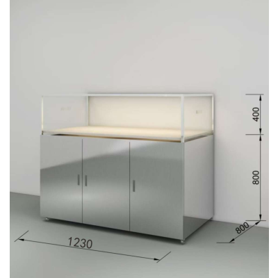 鸣谦四海 展示柜 1360x800x(800+400) 台