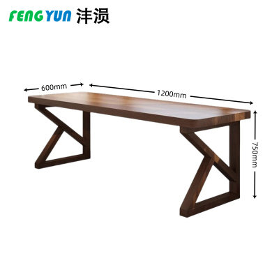 沣涢 实木电脑桌 桌子 1.2m 张