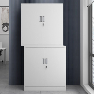 格具(GEJU)钢制文件柜铁皮柜财务室办公柜资料档案柜带锁储物柜子实验室分体