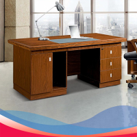 振奥 中式简约办公桌主管桌经理桌老板桌总裁桌1400x700x760mm