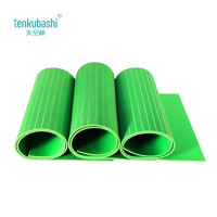 天空桥 绝缘垫 绿色条纹8mm*1m*10m 卷