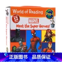 [正版]迪士尼 漫威复仇者联盟分级阅读读物12册 英文原版 World of Reading Marvel Meet