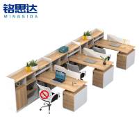 铭思达屏风工位三人含柜套