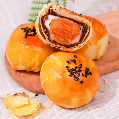 舌里酥类蛋黄酥12枚装雪媚娘饼干蛋糕中秋月饼礼盒送礼早餐代餐网红面包休闲零食小吃500g/箱蛋黄酥500g